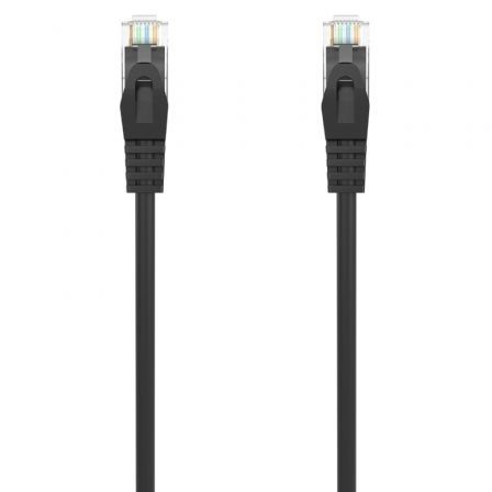 Aisens Cable de Red Latiguillo RJ45 LSZH CAT.6A UTP AWG24 Negro 25 cm